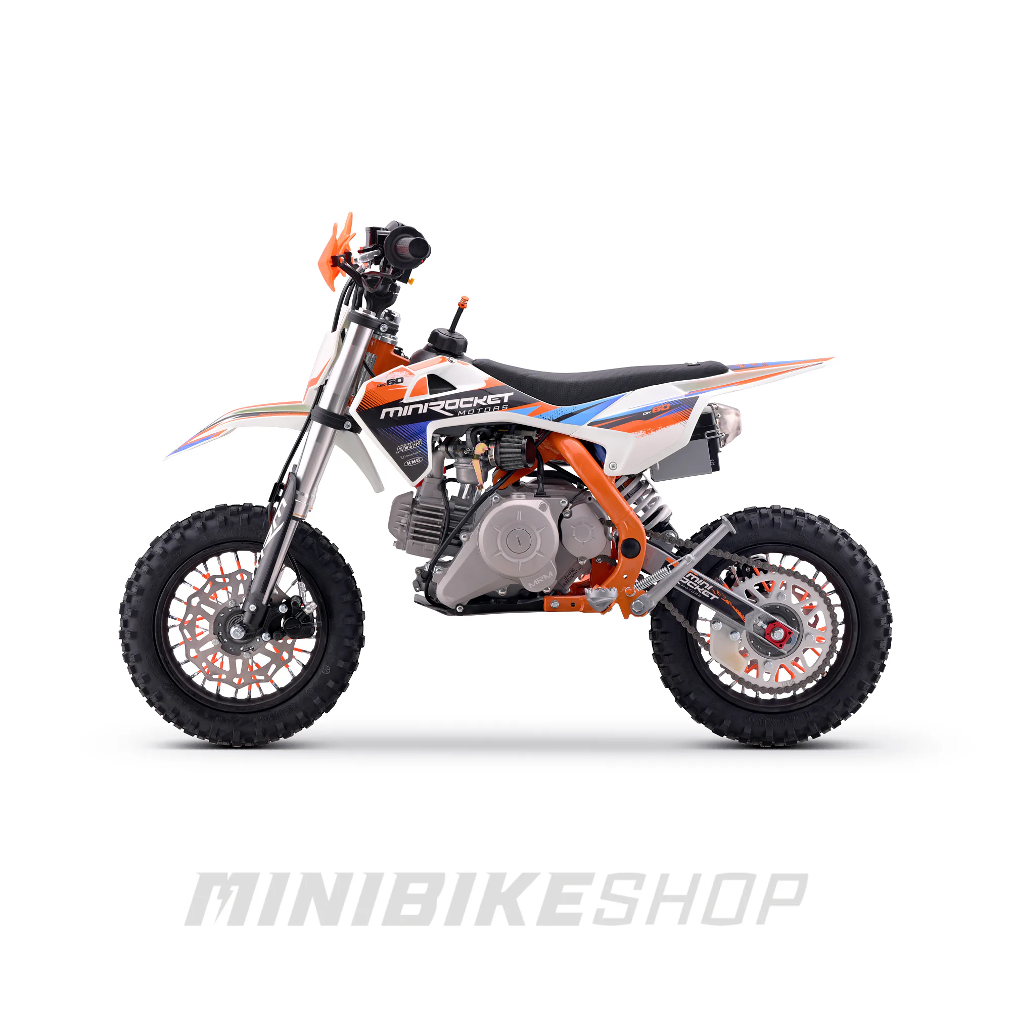 Motocicleta MiniRocket MiniPit DK60 110cm3  roti 10"/10" pornire Buton Portocaliu [7]