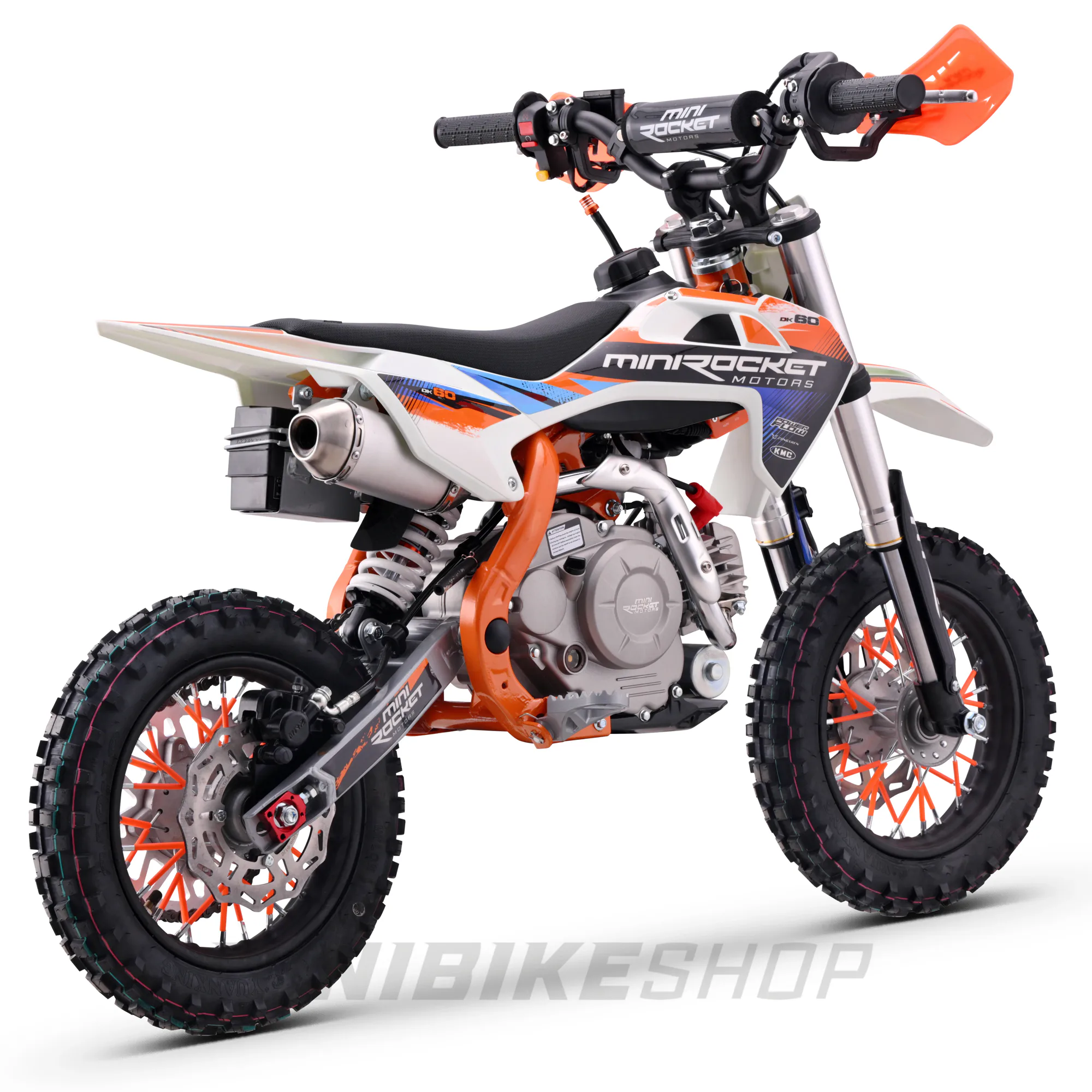 Motocicleta MiniRocket MiniPit DK60 110cm3  roti 10"/10" pornire Buton Portocaliu [9]