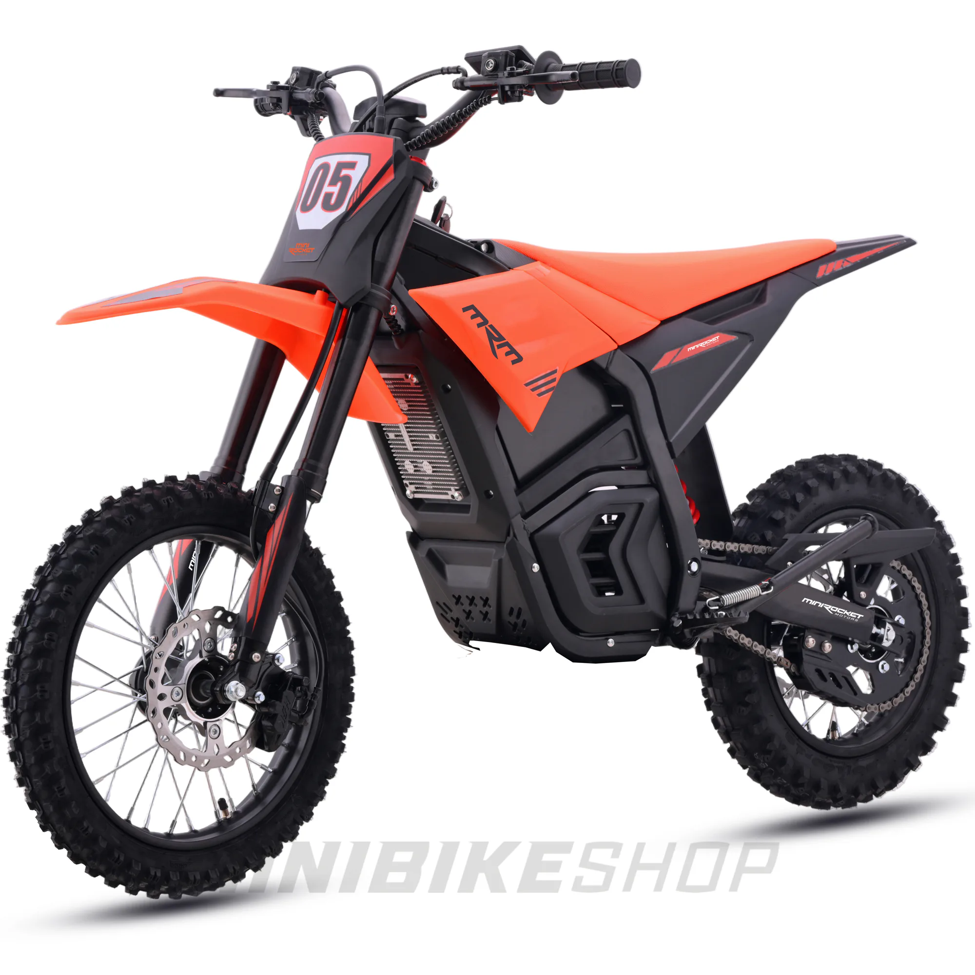 Motocicleta Surron DirtBike PitVolt 6000W 17"/14" 25 Ah Li-Ion,  Portocaliu [13]