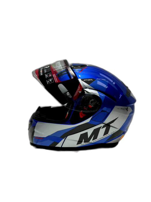 MTHELMETS Casca Flip-Up 8434639015241 Alb Marime L [3]