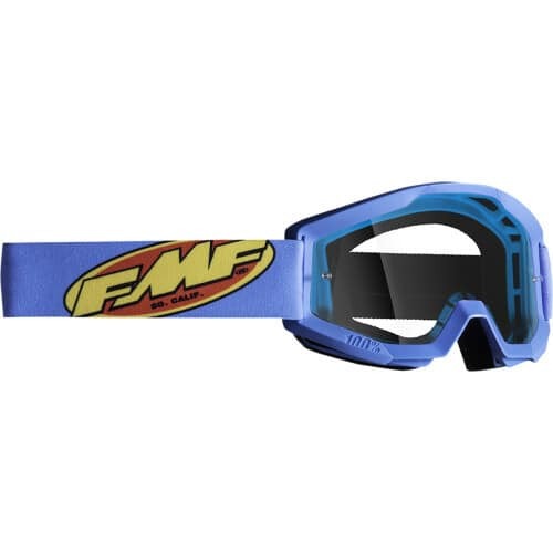Ochelari, FMF, Powercore Cyan Lentila Clara [1]