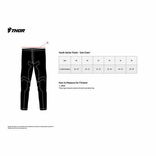 Pantaloni Enduro Copii, Thor, Sector, Chef Charcoal | [4]