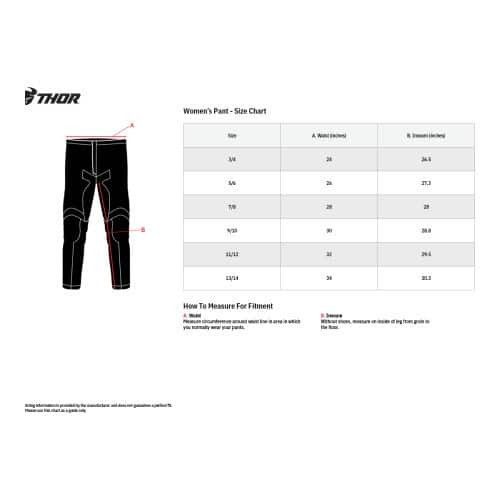 Pantaloni Enduro Dama, Thor, Sector, Urth, [5]
