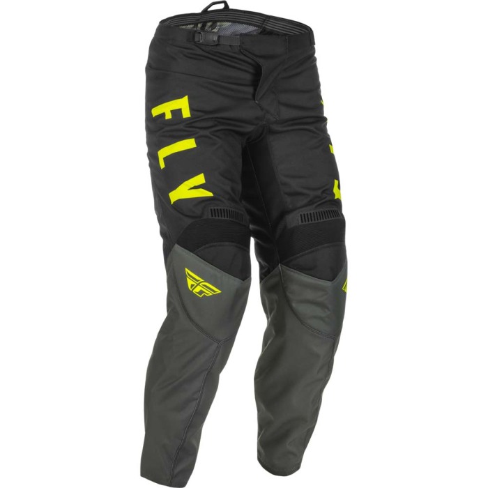 Pantaloni Enduro, Fly Racing, F-16, Gri Fluo Galben [1]