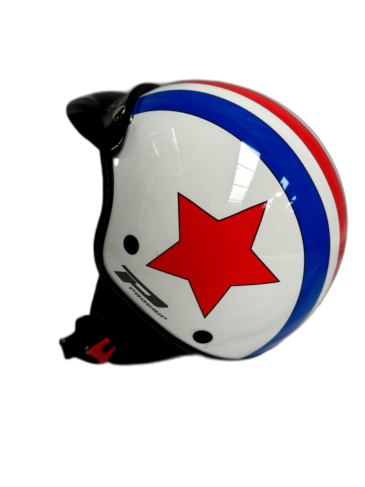 S PG-3058-L Casti Moto Jet Open Face White Omologate [3]