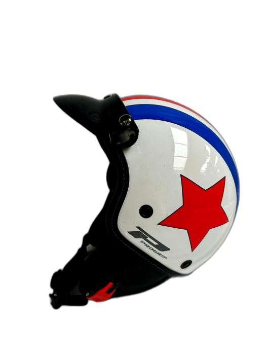S PG-3058-L Casti Moto Jet Open Face White Omologate [2]