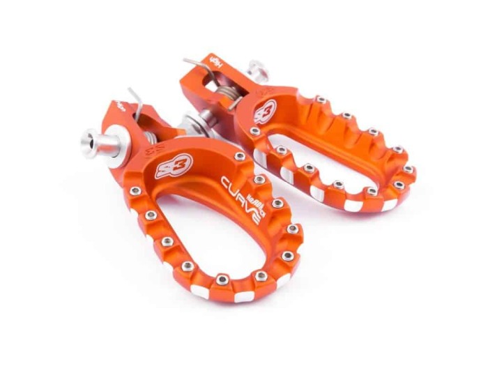 Scarite S3 Curve Coborate Portocalii Ktm | Husqvarna 17-23 [2]