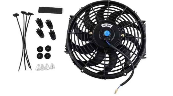 Set 2 Ventilatoare Electrice Ventilator 14'' | 35.5 Cm Termocuple De Tragere Pt Radiatoare Cu Prinderi [3]