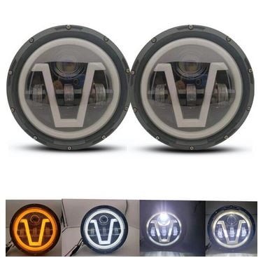 Set Faruri Cu Lupaa17.8 Cm Cu Led Si Angel Eyes | Semnalizari V [1]