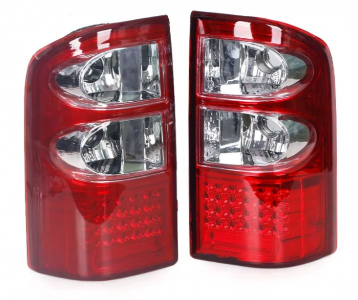 Set Lampa Stopuri Auto Cu Led Spate Pentru Nissan Patrol Y61 Pana La 2005, Rosu | Clar [2]
