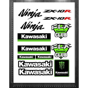 Sticker Format A3 Kawasaki Zx10r [1]