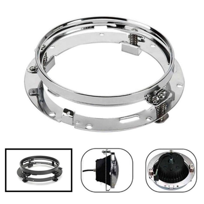 Set Suporti Prinderi Pentru Far 7 Inch Cu Sistem Anti Vibratie Arc | Cantitate Set [2]
