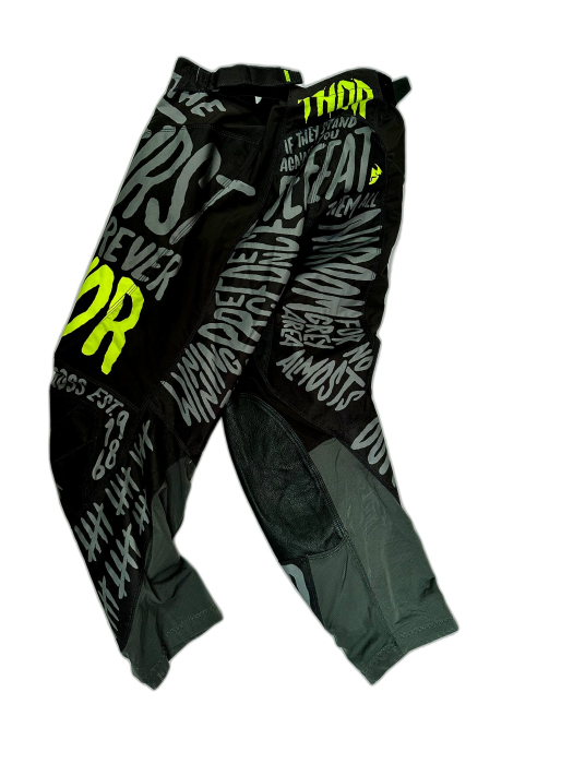 Thor 2901-9509 Pantaloni Enduro Green Marime 32 [2]