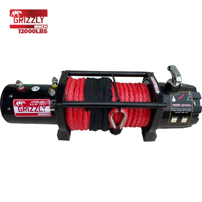 Troliu Electric, Grizzly Winch 12000lbs (5454kg) Sufa Sintetica [2]