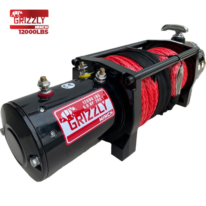 Troliu Electric, Grizzly Winch 12000lbs (5454kg) Sufa Sintetica [3]