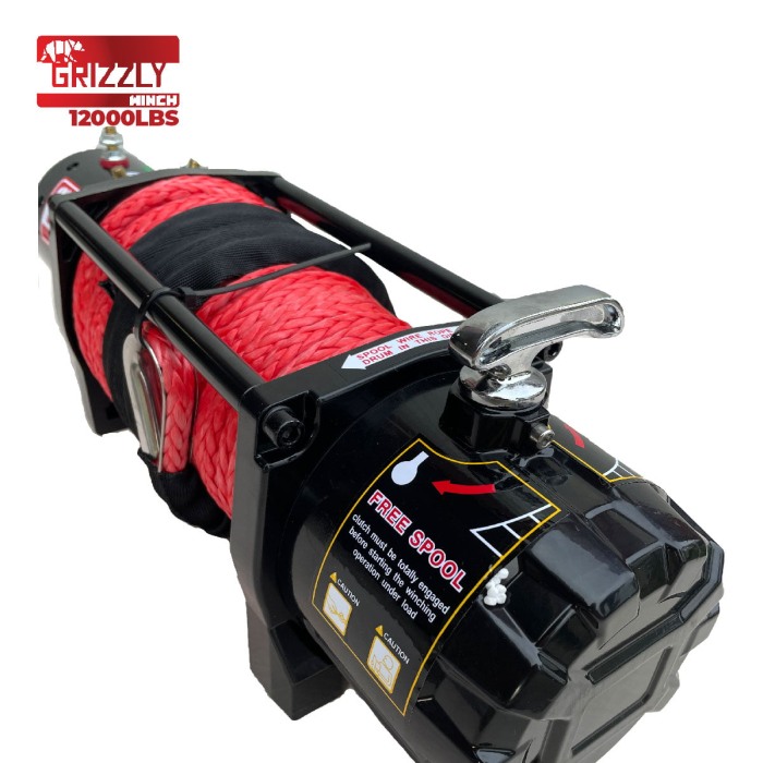 Troliu Electric, Grizzly Winch 12000lbs (5454kg) Sufa Sintetica [4]
