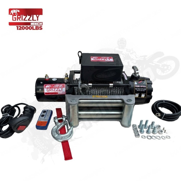 Troliu Electric, Grizzly Winch 9500lbs (4310kg) Cablu De Otel [1]
