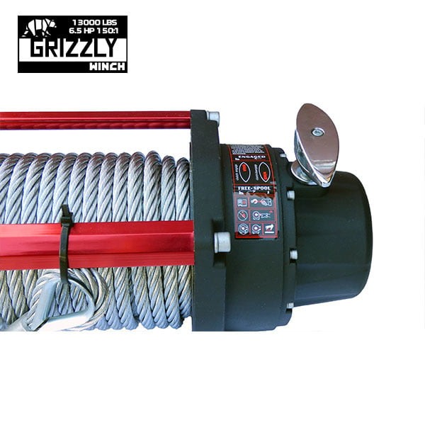 Troliu Electric, Grizzly Winch 13000lbs (5897kg) Cablu De Otel [5]