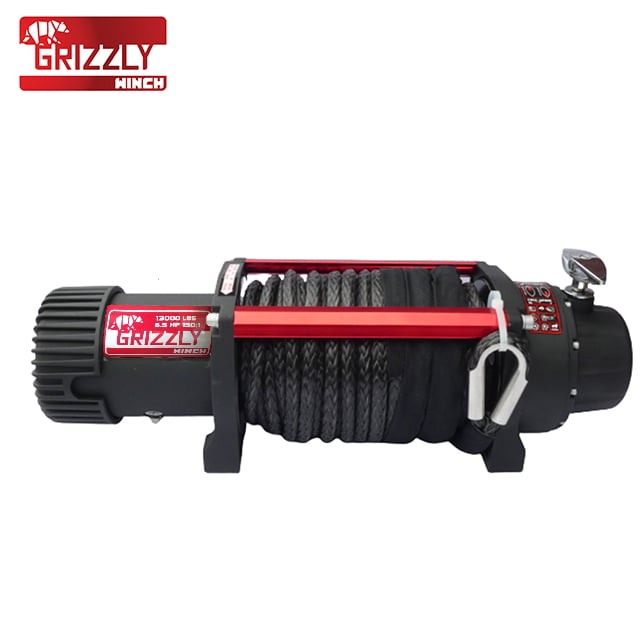 Troliu Electric, Grizzly Winch 13000lbs (5897kg) Cablu Sintetic [4]