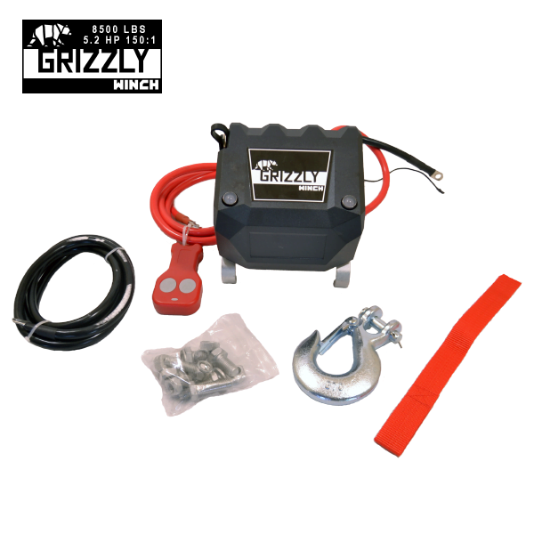 Troliu Electric, Grizzly Winch 8500lbs (3855kg) Cablu Otel [6]
