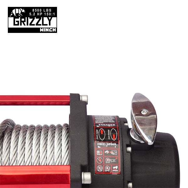 Troliu Electric, Grizzly Winch 8500lbs (3855kg) Cablu Otel [3]