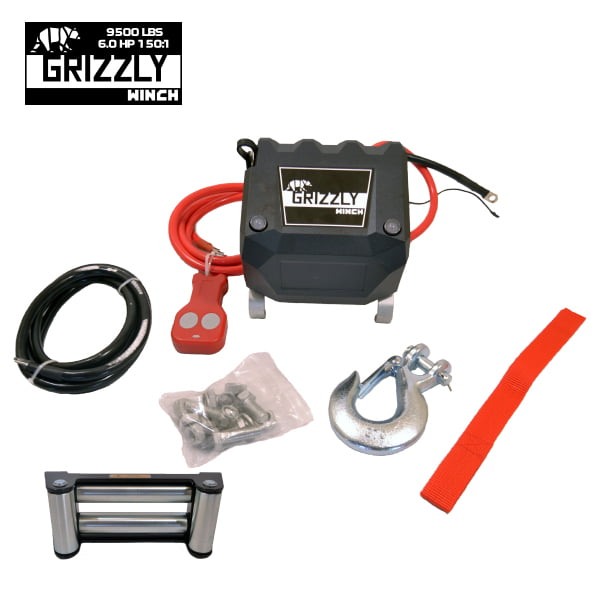 Troliu Electric, Grizzly Winch 9500lbs (4310kg) Cablu De Otel [4]