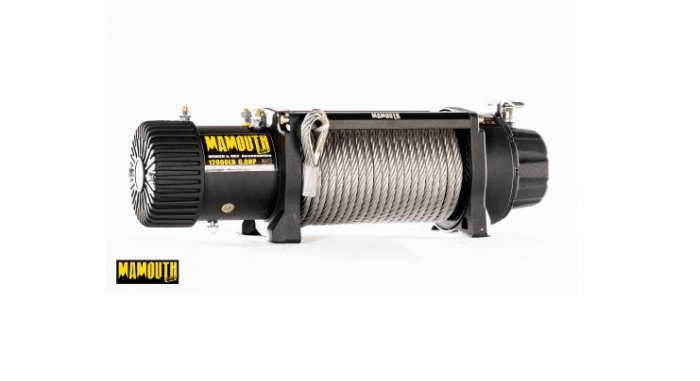 Troliu Auto, Mamouth, 12000 Lbs ( 5,443kg ) - Cablu De Otel - Raport 150 :1 Mamouth, [3]