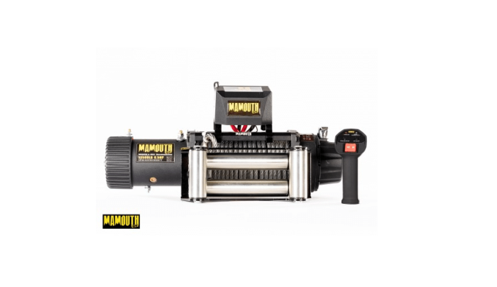 Troliu Auto, Mamouth, 13500 Lbs (6,124 Kg) - Cablu De Otel - Raport 150 :1 Mamouth, [1]