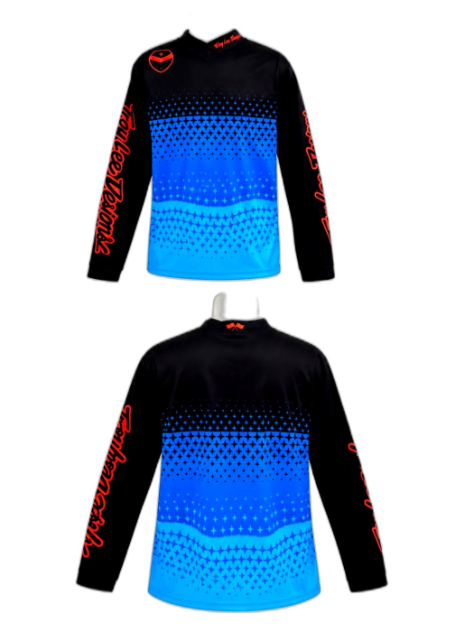 Troy Lee Designs 3300178 Tricou adulti Blue LL [2]