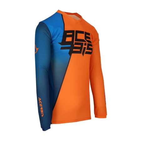 Tricouri - Tricou Bluza Acerbis off road portocaliu albastru XL