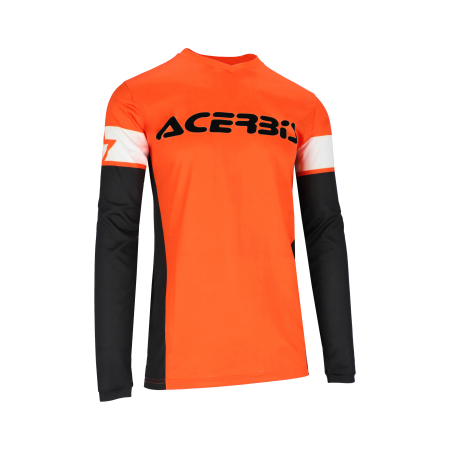Tricouri - Acerbis JERSEY MX J-TRACK INC. 2.0 ORANGE/BLACK L