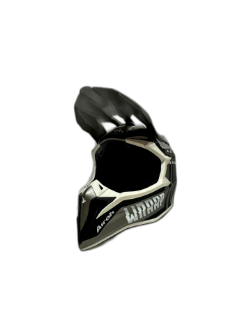AIROH BARTON XS White Casca Enduro Off-Road 8029243299448 [1]