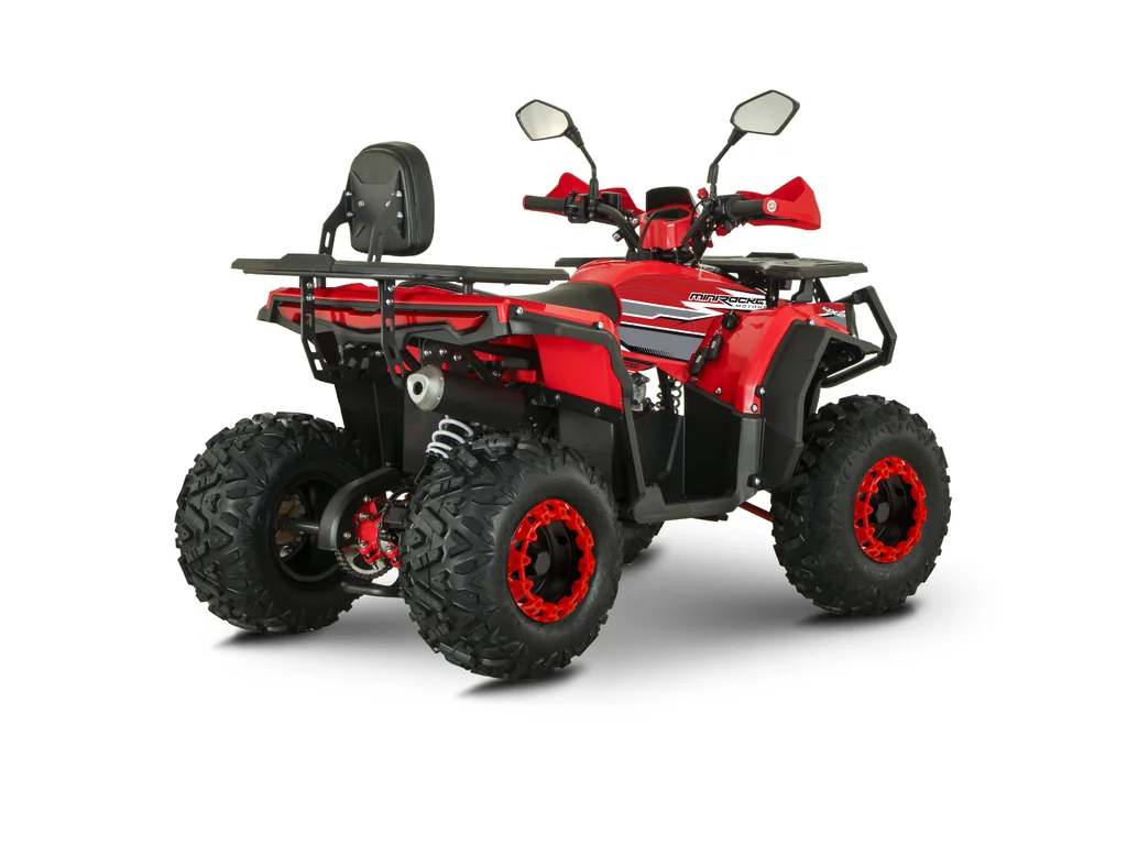 Atv 140cc Mini Rocket RockRider 8" semi-automat 4T benzina viteze 3+1Rosu [5]