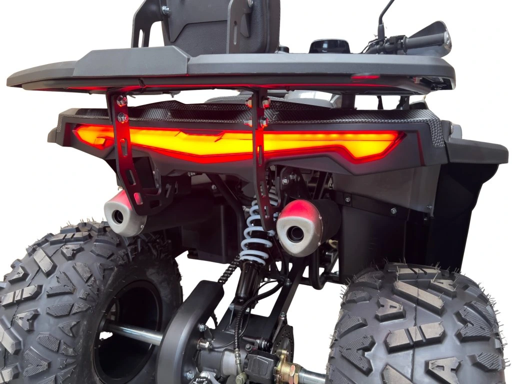Atv 140cc Mini Rocket RockRider 8" semi-automat 4T benzina viteze 3+1 delux Carbon [12]