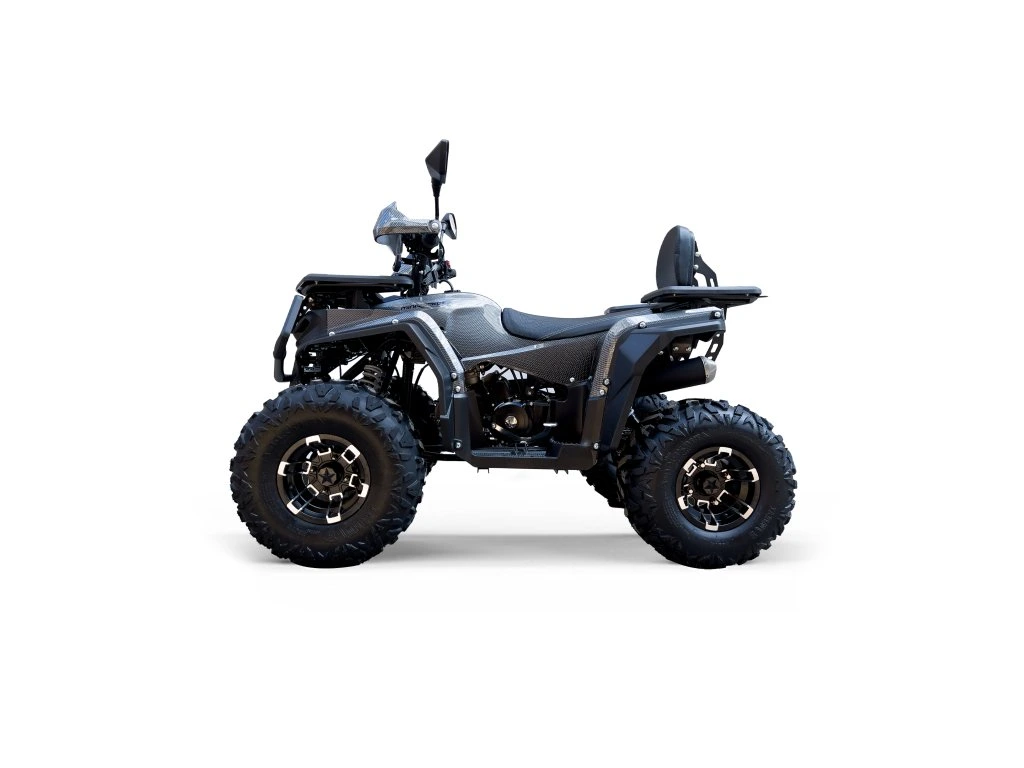 Atv 140cc Mini Rocket RockRider 8" semi-automat 4T benzina viteze 3+1 delux Carbon [17]