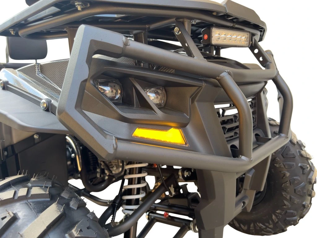 Atv 140cc Mini Rocket RockRider 8" semi-automat 4T benzina viteze 3+1 delux Carbon [10]