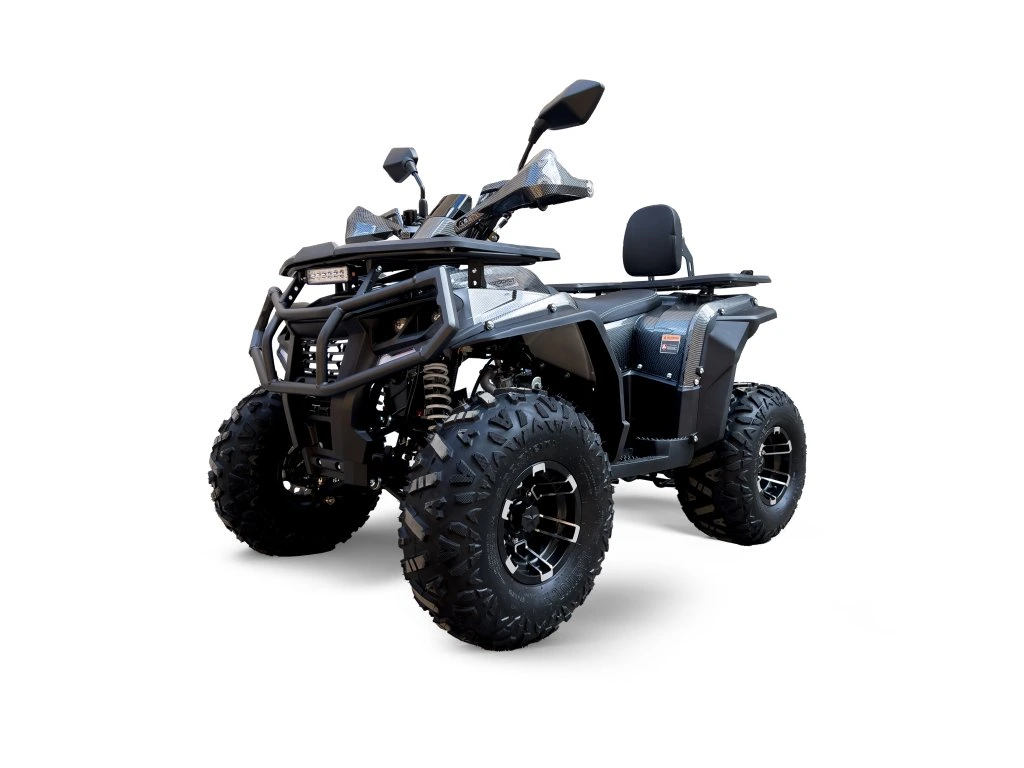 Atv 140cc Mini Rocket RockRider 8" semi-automat 4T benzina viteze 3+1 delux Carbon [20]