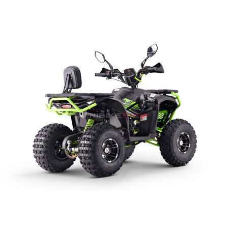 Atv 140cc Mini Rocket Troodon Deluxe 8" semi-automat 4T benzina viteze 3+1 verde [3]