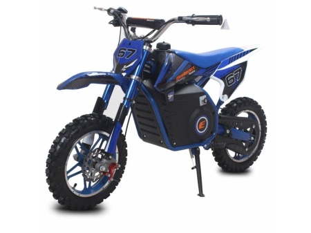 Motociclete - Motocicleta copii electrica MiniRocket VIPER 1000W roti 10/10" - Albastru