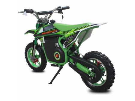 Motocicleta copii electrica MiniRocket VIPER 1000W roti 10/10"- Verde [6]