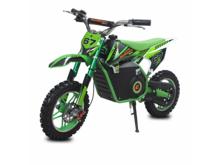 Motociclete - Motocicleta copii electrica MiniRocket VIPER 1000W roti 10/10"- Verde