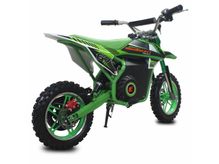 Motocicleta copii electrica MiniRocket VIPER 1000W roti 10/10"- Verde [4]