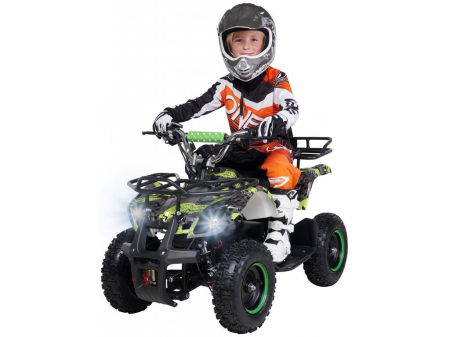 Atv Electric copii 3-7 ani Eco Torino 1000W 36V Graffiti Minirocket Verde [1]