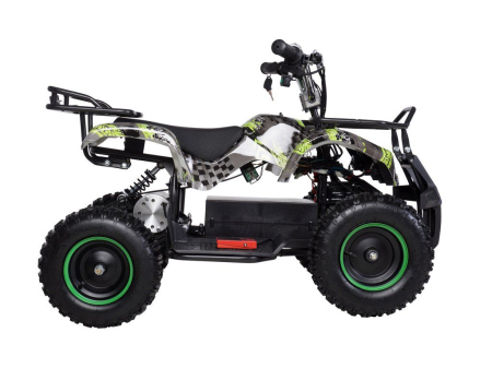 Atv Electric copii 3-7 ani Eco Torino 1000W 36V Graffiti Minirocket Verde [8]
