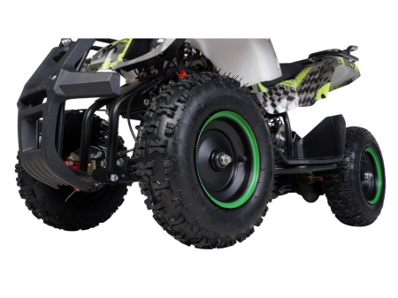 Atv Electric copii 3-7 ani Eco Torino 1000W 36V Graffiti Minirocket Verde [3]