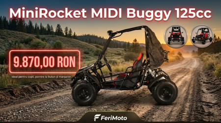Atv - ATV BUGGY 125ccm MIDI pornire Buton, Marsalier cu lumini si haion