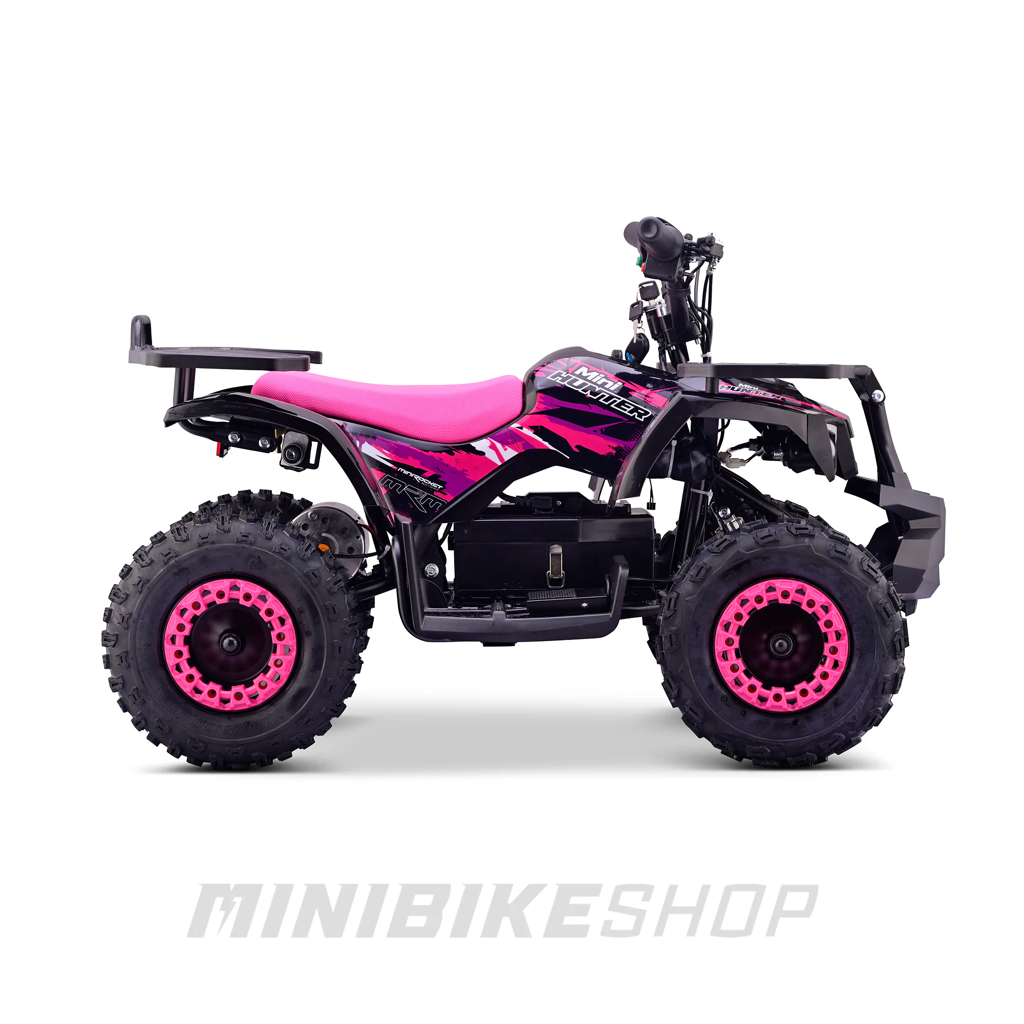 Atv Electric copii 3-7 ani Hunter 1000W 36V Roz [4]