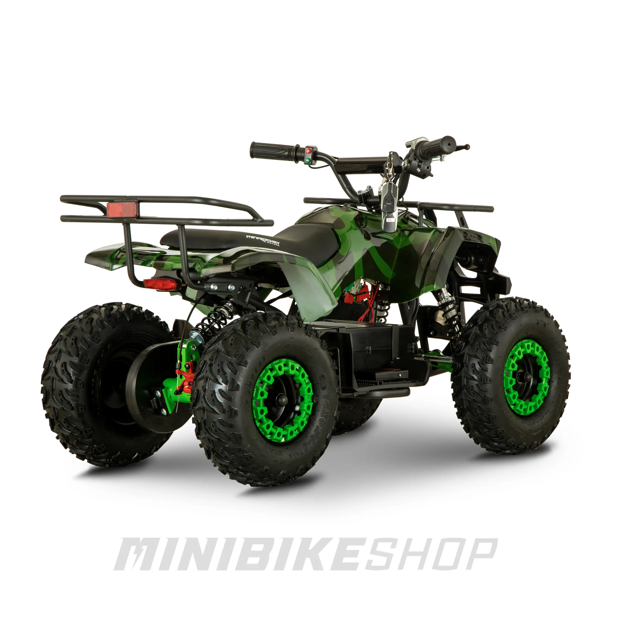 Atv Electric copii 4-7 ani MiniHunter 1200W 48V Camuflaj verde [3]