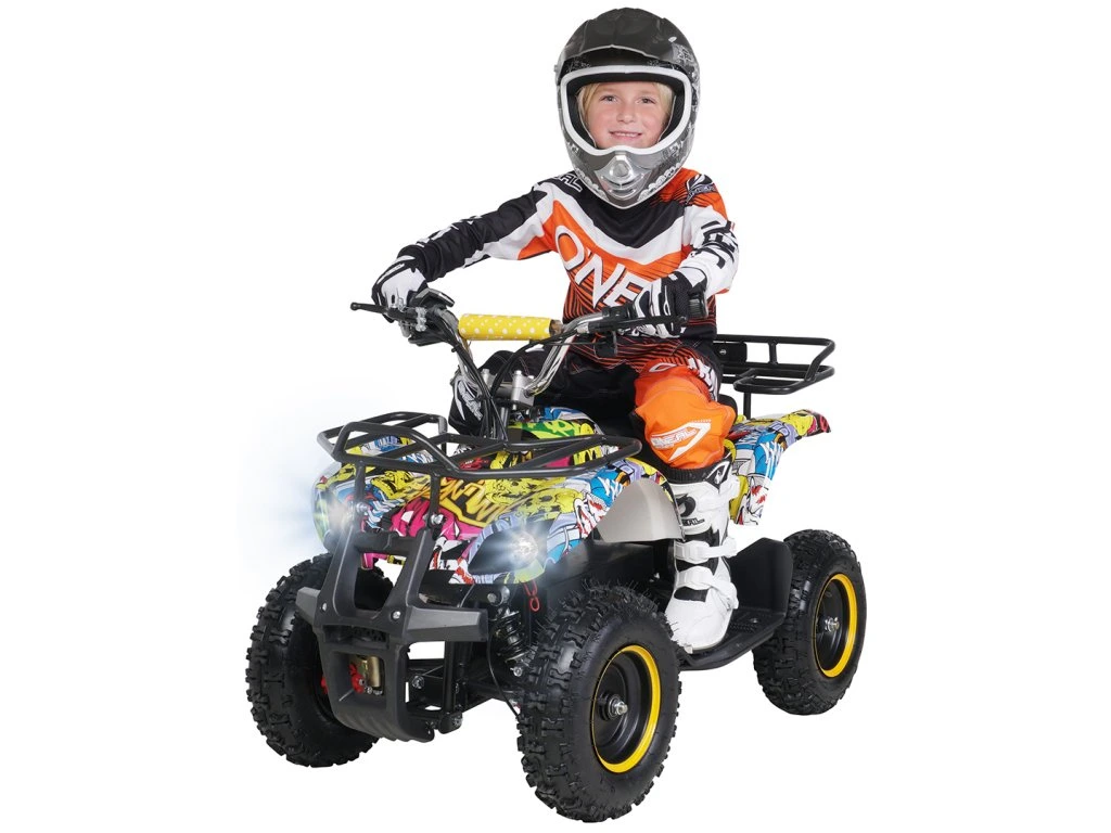Atv Electric copii 3-7 ani Eco Torino 1000W 36V Graffiti Minirocket [2]