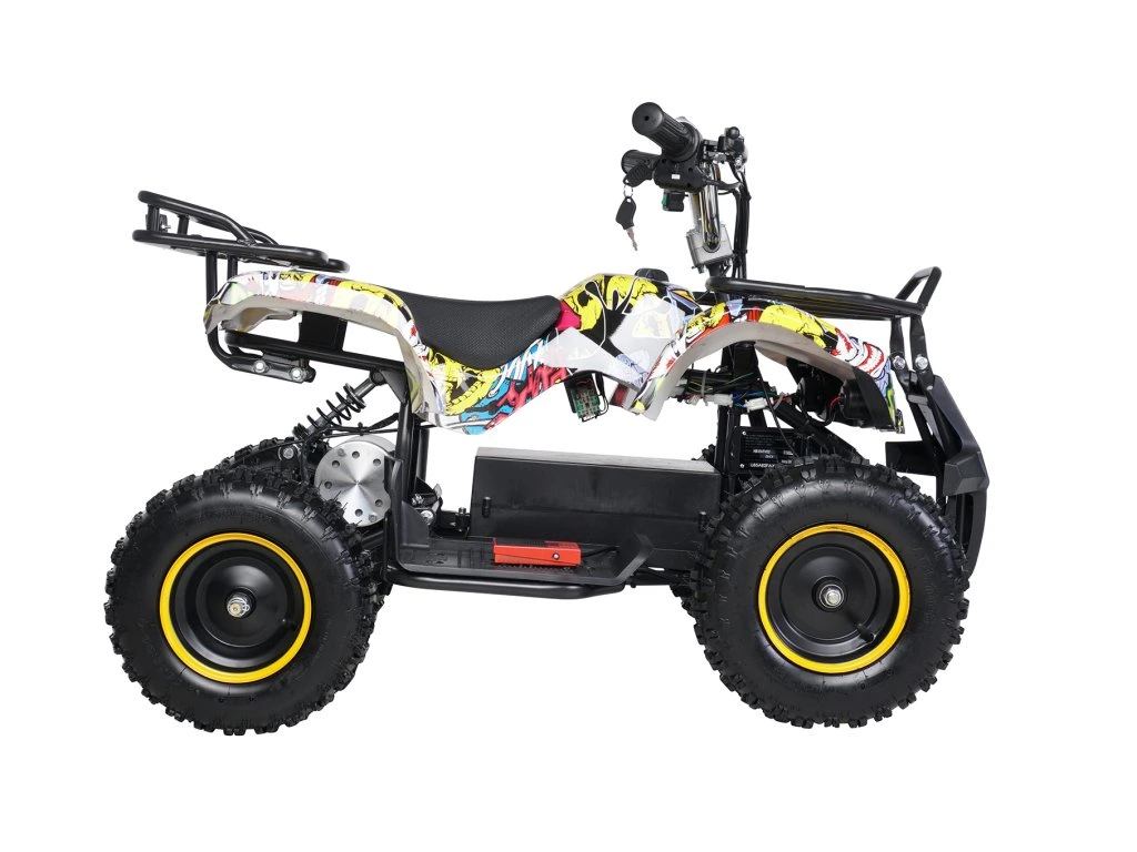 Atv Electric copii 3-7 ani Eco Torino 1000W 36V Graffiti Minirocket [3]